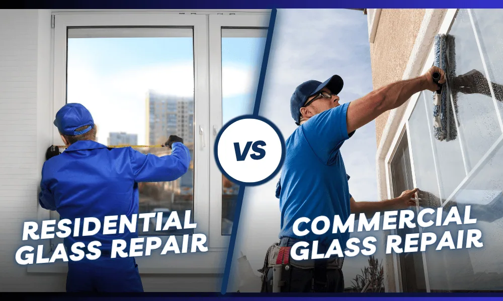 Residential vs Commercial Glass Repair