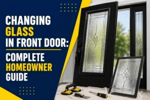 Changing glass in a front door homeowner guide